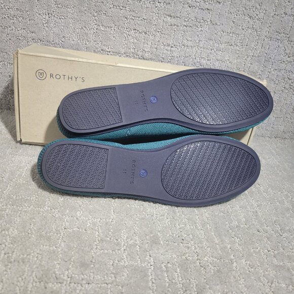 Rothy’s The Flat Women's Spruce Python Slip On Ballet Shoes size 9.5,11 - Picture 7 of 9